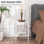 Apicizon 2 Tier End Table, Small Side Table - Image 7