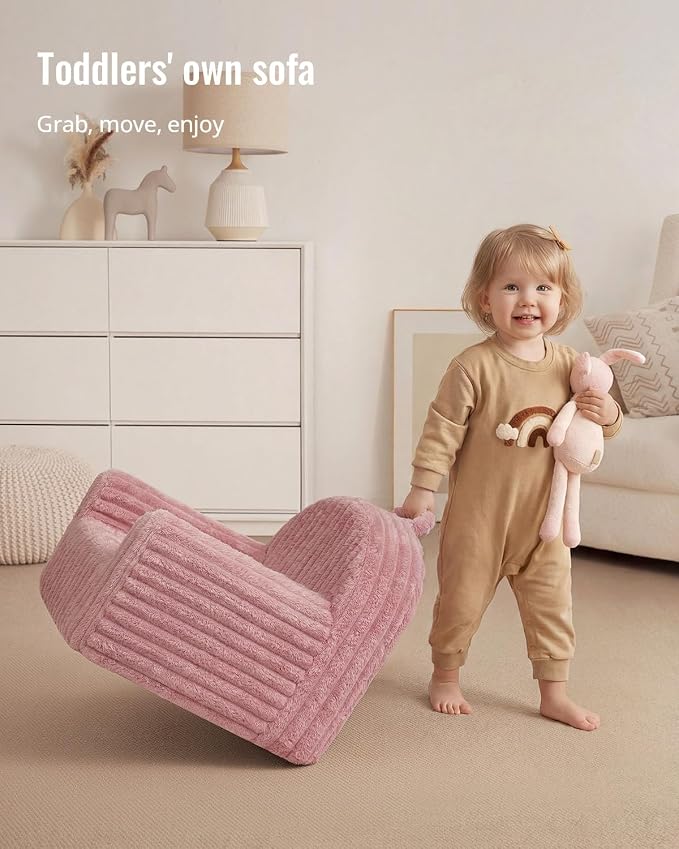 Blissful Diary Toddler Chair, Snuggly Soft Kids Sofa Chair, Supportive Toddler - Image 6