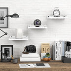 RYOFOBETTO Small Floating Shelf, 6 X 9 Inches Farmhouse Wall Shelves - Image 4