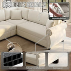 88.2" Sectional Sleeper Sofa - Image 6