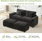 Oprisen 86" Modular Sectional Sofa, Comfy Cloud Couch Sectional Sofa - Image 7