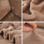 vctops 1-Piece Velvet Plush Stretch Chair Sofa Slipcover Soft Fuzzy Fluffy - Image 6