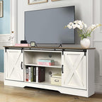 4 EVER WINNER TV Stand for 65 Inch TV for Living Room, Modern Farmhouse Barn - Image 6