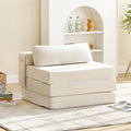 Tiita Folding Sofa Bed Chair, 4-Fold Convertible Sleeper Chair by TiitaHome
