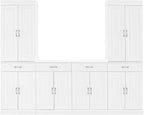 Crosley Furniture Stanton 3-Piece Traditional Sideboard Buffet Cabinet and - Image 4