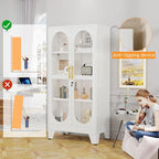 PAOFIN 61" H Locking Display Cabinet - Image 7