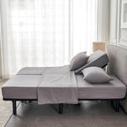 Kingnex Split Queen Sheets for Adjustable Bed Soft 1800 Microfiber 5 Pieces - Image 2