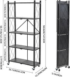 BRIAN & DANY 5-Tier Foldable Storage Shelves - Image 3