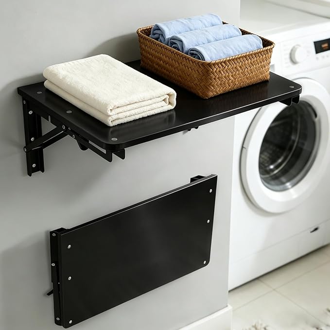 Wooden Folding Shelf Wall Mounted - Image 6