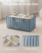 Blissful Diary Baby Diaper Caddy Organizer, Stylish Storage Basket - Image 3