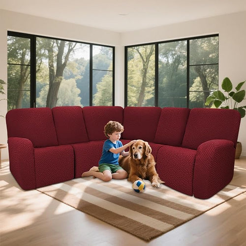 100% Waterproof Sectional Recliner Couch Covers - Image 2