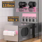 Magnetic Spice Rack for Refrigerator, 10 Pack Metal Magnetic Shelf, Moveable - Image 5