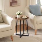 HOOBRO Side Table, Round End Accent Table - Image 5