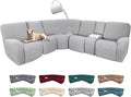 100% Waterproof Sectional Recliner Couch Covers by ROFASVCO