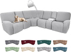 100% Waterproof Sectional Recliner Couch Covers by ROFASVCO