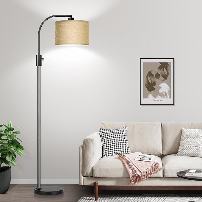 Nintiue Upgraded Modern Arc Dimmable Tall Standing Floor Lamp - Image 6