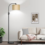 Nintiue Upgraded Modern Arc Dimmable Tall Standing Floor Lamp - Image 6