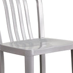 Flash Furniture Gael Commercial Grade 2 Pack 24" High Silver Metal - Image 9