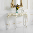 Vintage French Console Table, Wood Entryway Table - Image 7