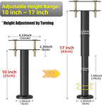 Wlrrcwdttc 2 Pcs Adjustable Height Bed Support Legs 10-17 inch, Bed Frame - Image 2