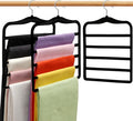 Closet Organizers and Storage, 3 Pack Pants-Hangers-Space-Saving, Velvet Non by SHUKEEKA