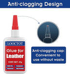 LOOCTOT 30g Leather Glue, Adhesive - Image 2
