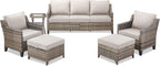 Buenhomino Outdoor Patio Furniture Set-PE Wicker Sofa Couch - Image 9