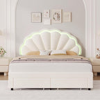 HIFIT Full Upholstered LED Bed Frame - Image 3