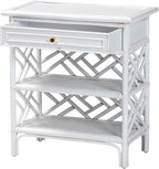 bali & pari Tiaret Natural Rattan Nightstand - Image 4