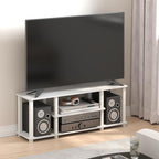 Furinno Turn-S-Tube TV Stand, 3-Tier No Tools 3D Entertainment Center - Image 2