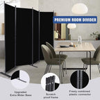 Room Divider 6FT Portable Room Dividers and Folding Privacy Screens, 4 Panel - Image 4