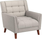 Christopher Knight Home Evelyn Mid Century Modern Fabric Arm Chair by ChristopherKnightHome
