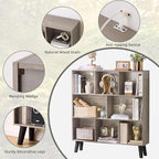 LEYAOYAO 8 Cube Bookshelf, 3 Tier Bookcase - Image 7