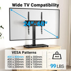 PERLESMITH Universal Swivel TV Stand - Image 2