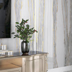 LaCheery Glossy Gold White Marble Contact Paper Waterproof 15.8"x275" Kitchen - Image 5