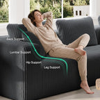 Novilla Modular Sectional Sofa, Modern Cloud Sectional Couch - Image 9