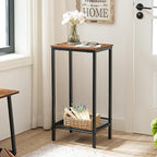 HOOBRO Tall Side Table, Industrial End Telephone Table - Image 5