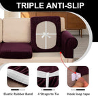 UNBBRRL Stretch Couch Backrest Cushion Cover - Image 3