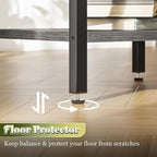 SUPERJARE Nightstand with Charging Station, Bed Side Table with Adjustable - Image 9