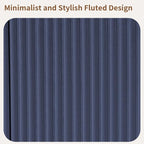LKTART 64" Buffet Cabinet with Storage, Modern Fluted Accent Sideboard Media - Image 4