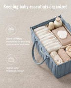 Blissful Diary Baby Diaper Caddy Organizer, Stylish Storage Basket - Image 4