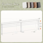 Huuger 102.4 Inch Sofa Table - Image 3