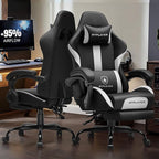 GTPLAYER Gaming Chair with Pocket Spring Cushion, Leather Office Chair with - Image 2