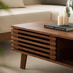 MAISONARIA Living Room Table Sets of 3, Mid Century Coffee Table & End Table - Image 7