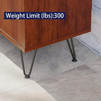 SMARTSTANDARD 9 Inch Heavy Duty Hairpin Furniture Legs, Metal Home DIY Projects - Image 7
