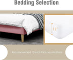 AGARTT Upholstered Platform Bed Frame Twin Size - Image 6