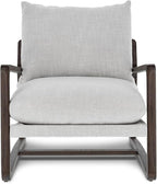 VALENCIA THEATER SEATING Lagon Wood Accent Chair, Mid-Century Modern Armchair - Image 9