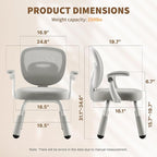 ERIYA Kids Desk Chair, Kids Study Chair, Height-Adjustable - Image 2