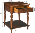 Living Room Table Set-One Rectangular Coffee Table and Two Square End Tables - Image 3