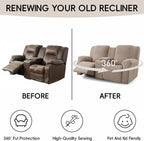 6-Piece Recliner Loveseat Covers - Image 6